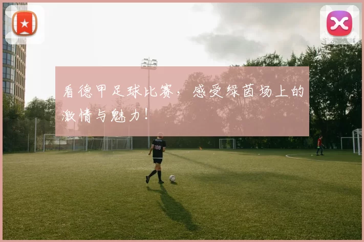 看德甲足球比赛，感受绿茵场上的激情与魅力！