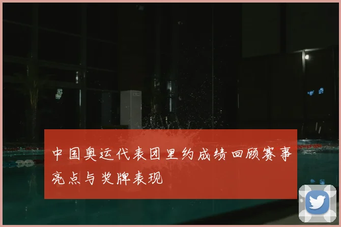中国奥运代表团里约成绩回顾赛事亮点与奖牌表现